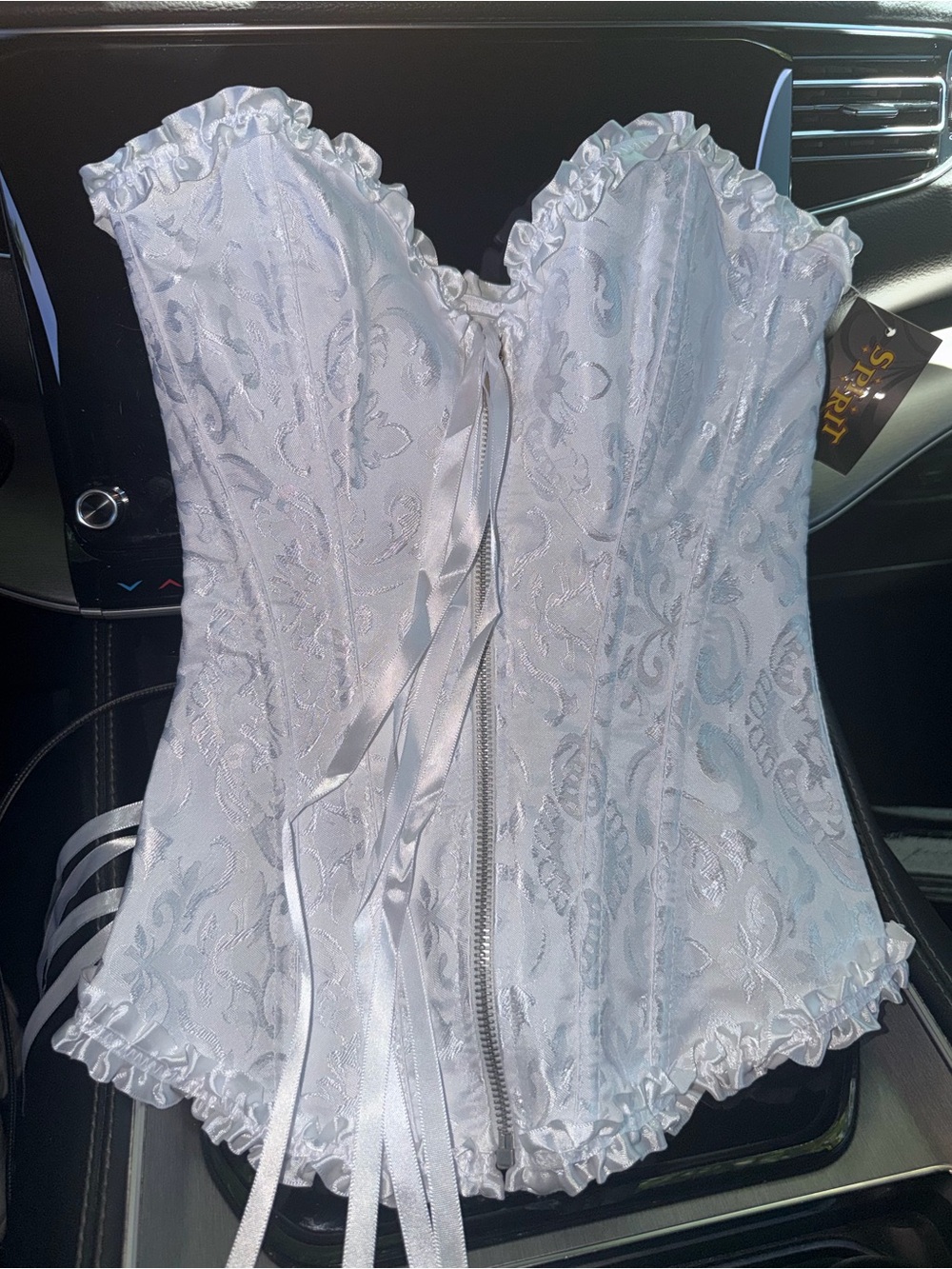 White Lace Royal Corset XXS